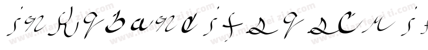 ink bandits script字体转换
